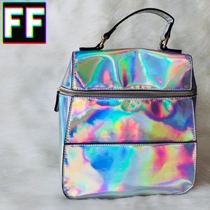 HOLOGRAPHIC BACKPACK TOTE 💿